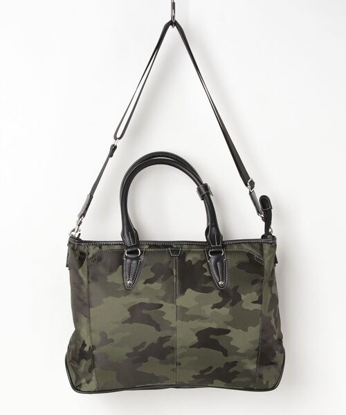 セール 迷彩 トートバッグ ビジネス カジュアル ショルダーバッグ Basis Tokyo ベイシストーキョー のファッション通販 Zozotown