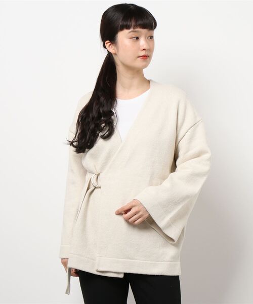 IENA（イエナ）の「シルクリネン コットンネップカーディガン