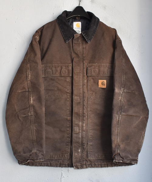 Carhartt(カーハート)の「【ヴィンテージ古着】Carhartt/カーハート ダック トラディショナルコート(ブルゾン・メンズ・ブラウン・LARGE)」の1枚目の写真