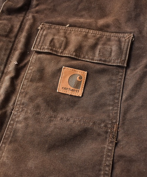 Carhartt(カーハート)の「【ヴィンテージ古着】Carhartt/カーハート ダック トラディショナルコート(ブルゾン・メンズ・ブラウン・LARGE)」の4枚目の写真