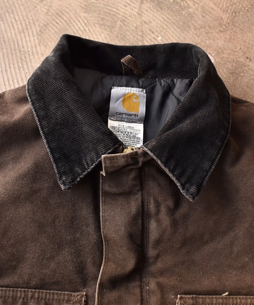 Carhartt(カーハート)の「【ヴィンテージ古着】Carhartt/カーハート ダック トラディショナルコート(ブルゾン・メンズ・ブラウン・LARGE)」の6枚目の写真
