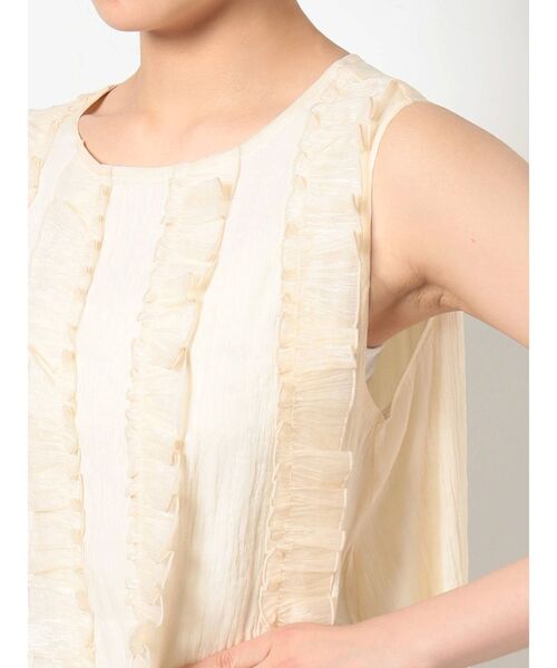 merry jenny（メリージェニー）の「airy frillロングワンピース（ワンピース・レディース・アイボリー/ブラック/ミント・FREE）」の12枚目の写真