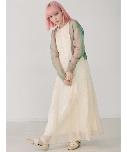 Frillロングワンピース ワンピース Merry ワンピース ドレス Jenny メリージェニー のファッション Merry ワンピース Airy