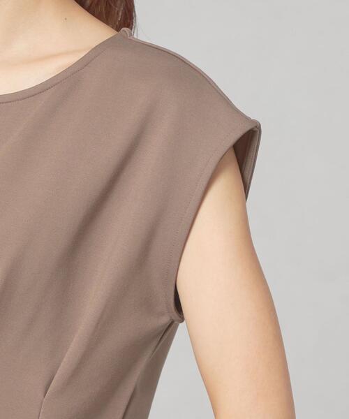 closet story（クローゼットストーリー）の「＜closet story＞□CSC ダブルタック Iライン ワンピース -手洗い可能-（ワンピース・レディース・ネイビー/モカ・FREE）」の10枚目の写真