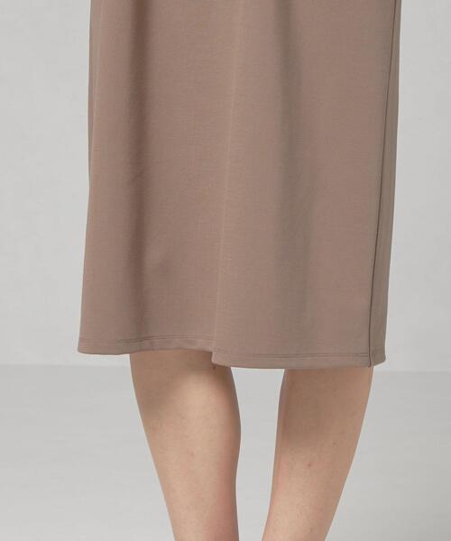 closet story（クローゼットストーリー）の「＜closet story＞□CSC ダブルタック Iライン ワンピース -手洗い可能-（ワンピース・レディース・ネイビー/モカ・FREE）」の7枚目の写真