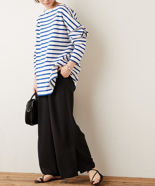 CIAOPANIC TYPY（チャオパニックティピー）の「とろみタックイージースリットパンツ（その他パンツ・レディース・オフホワイト/ブラック/ブラウン/グリーン/イエロー・SMALL/MEDIUM）」の12枚目の写真