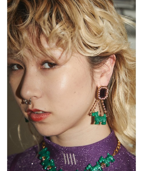 PAMEO POSE（パメオポーズ）の「Beads Dog Toy Pierce（ピアス（両耳用