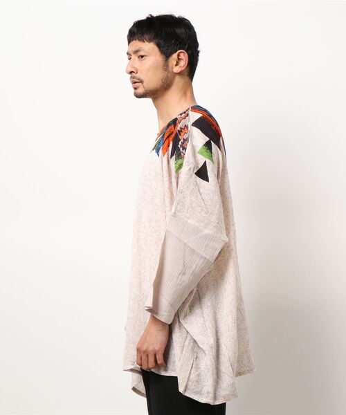 チャイハネ（チャイハネ）の「【チャイハネ】yul スピリットMEN'Sトップス（その他トップス・メンズ・ホワイト/ブラック/ブラウン/ブルー・FREE）」の11枚目の写真