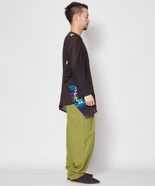 チャイハネ（チャイハネ）の「【チャイハネ】yul スピリットMEN'Sトップス（その他トップス・メンズ・ホワイト/ブラック/ブラウン/ブルー・FREE）」の13枚目の写真