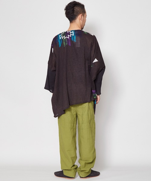 チャイハネ（チャイハネ）の「【チャイハネ】yul スピリットMEN'Sトップス（その他トップス・メンズ・ホワイト/ブラック/ブラウン/ブルー・FREE）」の14枚目の写真