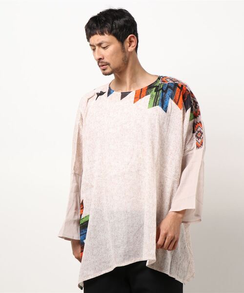 チャイハネ（チャイハネ）の「【チャイハネ】yul スピリットMEN'Sトップス（その他トップス・メンズ・ホワイト/ブラック/ブラウン/ブルー・FREE）」の16枚目の写真