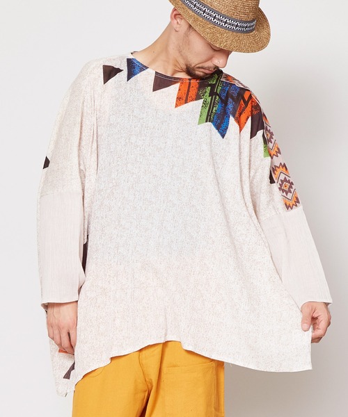 チャイハネ（チャイハネ）の「【チャイハネ】yul スピリットMEN'Sトップス（その他トップス・メンズ・ホワイト/ブラック/ブラウン/ブルー・FREE）」の20枚目の写真