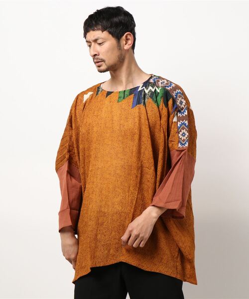 チャイハネ（チャイハネ）の「【チャイハネ】yul スピリットMEN'Sトップス（その他トップス・メンズ・ホワイト/ブラック/ブラウン/ブルー・FREE）」の21枚目の写真