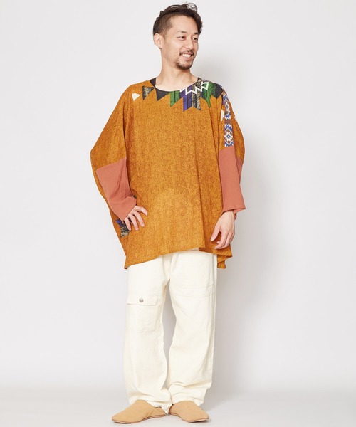 チャイハネ（チャイハネ）の「【チャイハネ】yul スピリットMEN'Sトップス（その他トップス・メンズ・ホワイト/ブラック/ブラウン/ブルー・FREE）」の22枚目の写真