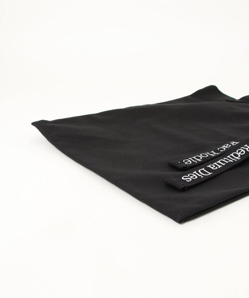 florist（フローリスト）の「A4収納可メッセージリボンキャンバス生地トートバッグ（トートバッグ・レディース・ホワイト/ブラック・FREE）」の11枚目の写真