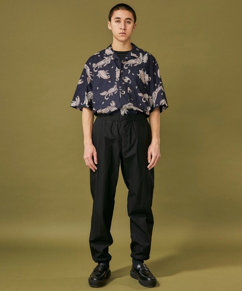 WELLDER(ウェルダー)の「【WELLDER】Utility Open Collar Half Sleeve Shirt(シャツ/ブラウス・メンズ・ベージュ/ネイビー・3)」の20枚目の写真
