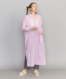 BEAUTY&YOUTH UNITED ARROWS（ビューティーアンドユースユナイテッドアローズ）の「＜ne Quittez pas＞ストライプワンピース（ワンピース・レディース）」