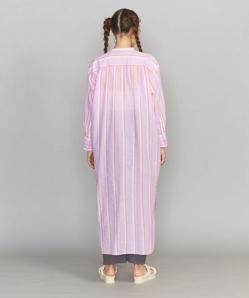 BEAUTY&YOUTH UNITED ARROWS（ビューティーアンドユースユナイテッドアローズ）の「＜ne Quittez pas＞ストライプワンピース（ワンピース・レディース・ライラック/ライトブルー・FREE）」の5枚目の写真