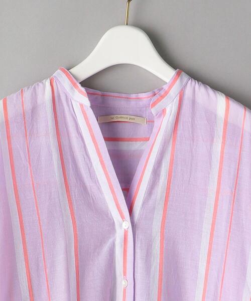 BEAUTY&YOUTH UNITED ARROWS（ビューティーアンドユースユナイテッドアローズ）の「＜ne Quittez pas＞ストライプワンピース（ワンピース・レディース・ライラック/ライトブルー・FREE）」の12枚目の写真