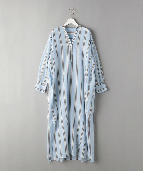 BEAUTY&YOUTH UNITED ARROWS（ビューティーアンドユースユナイテッドアローズ）の「＜ne Quittez pas＞ストライプワンピース（ワンピース・レディース・ライラック/ライトブルー・FREE）」の16枚目の写真