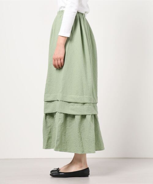 AS KNOW AS PINKY(アズノゥアズピンキー)の「しゅわっと弾けタックスカート(スカート・レディース・ブラック/グリーン/ラベンダー・FREE)」の17枚目の写真