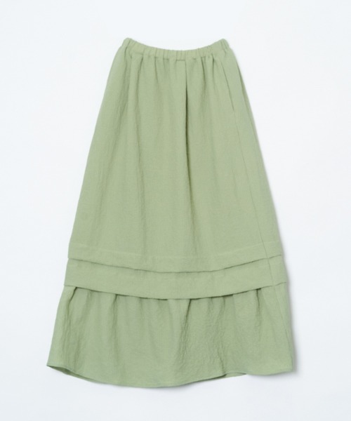 AS KNOW AS PINKY(アズノゥアズピンキー)の「しゅわっと弾けタックスカート(スカート・レディース・ブラック/グリーン/ラベンダー・FREE)」の1枚目の写真