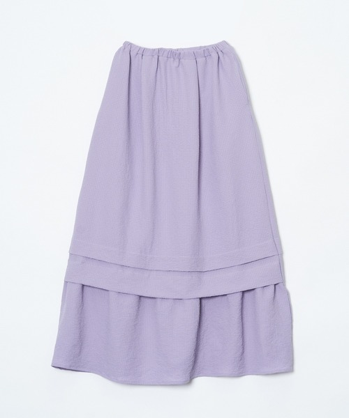 AS KNOW AS PINKY(アズノゥアズピンキー)の「しゅわっと弾けタックスカート(スカート・レディース・ブラック/グリーン/ラベンダー・FREE)」の8枚目の写真