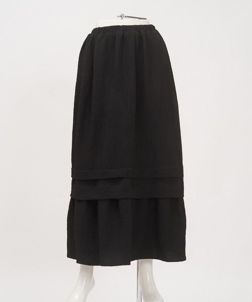 AS KNOW AS PINKY(アズノゥアズピンキー)の「しゅわっと弾けタックスカート(スカート・レディース・ブラック/グリーン/ラベンダー・FREE)」の9枚目の写真