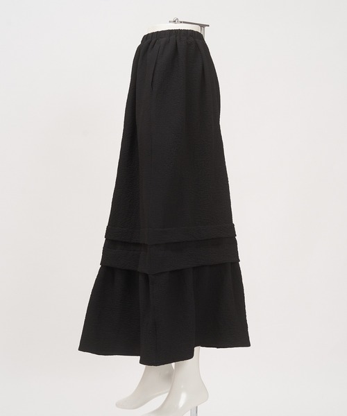 AS KNOW AS PINKY(アズノゥアズピンキー)の「しゅわっと弾けタックスカート(スカート・レディース・ブラック/グリーン/ラベンダー・FREE)」の10枚目の写真