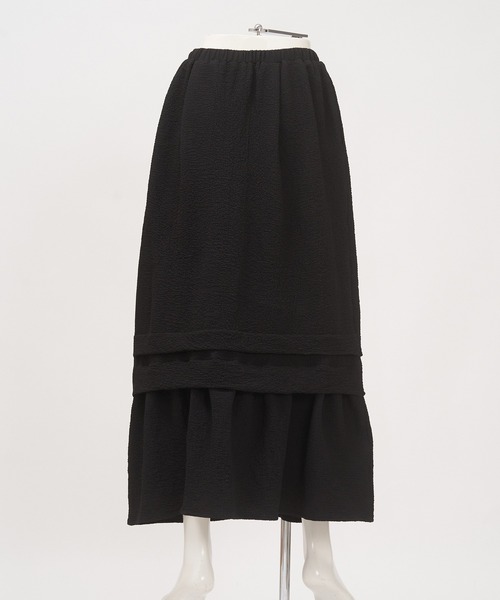 AS KNOW AS PINKY(アズノゥアズピンキー)の「しゅわっと弾けタックスカート(スカート・レディース・ブラック/グリーン/ラベンダー・FREE)」の11枚目の写真