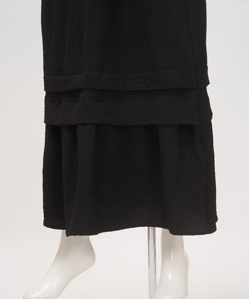 AS KNOW AS PINKY(アズノゥアズピンキー)の「しゅわっと弾けタックスカート(スカート・レディース・ブラック/グリーン/ラベンダー・FREE)」の14枚目の写真