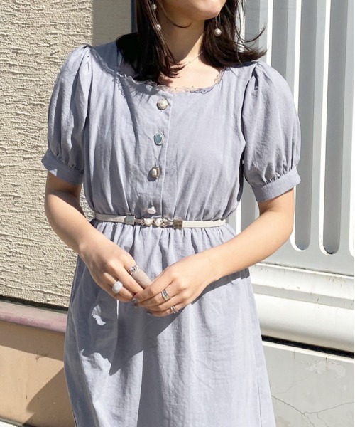 セール いろいろボタンワンピ Zozotown限定アイテム ワンピース Apres Jour アプレジュール のファッション通販 Zozotown