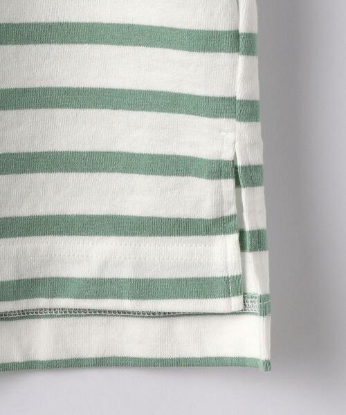 green label relaxing（グリーンレーベルリラクシング）の「SC バスク ボーダー 5分袖 カットソー（Tシャツ/カットソー・メンズ・ブラック/ケリー/その他1・SMALL/MEDIUM/X-LARGE/LARGE）」の8枚目の写真