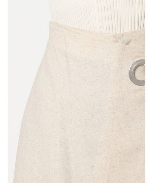 MURUA（ムルーア）の「ハイウエストラップスカパン（その他パンツ・レディース・ブラウン/アイボリー・1/2）」の15枚目の写真