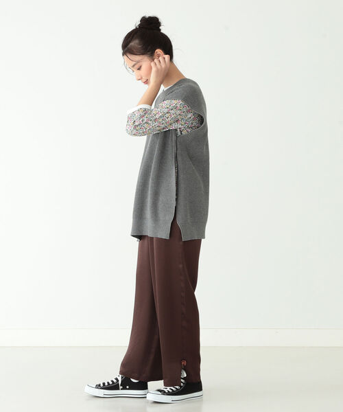 BEAMS BOY（ビームスボーイ）の「BEAMS BOY / カーディガン リブ ベスト（ベスト・レディース・グレー/オリーブ・ONE SIZE）」の6枚目の写真