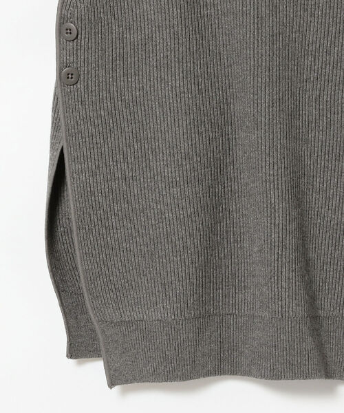 BEAMS BOY（ビームスボーイ）の「BEAMS BOY / カーディガン リブ ベスト（ベスト・レディース・グレー/オリーブ・ONE SIZE）」の19枚目の写真