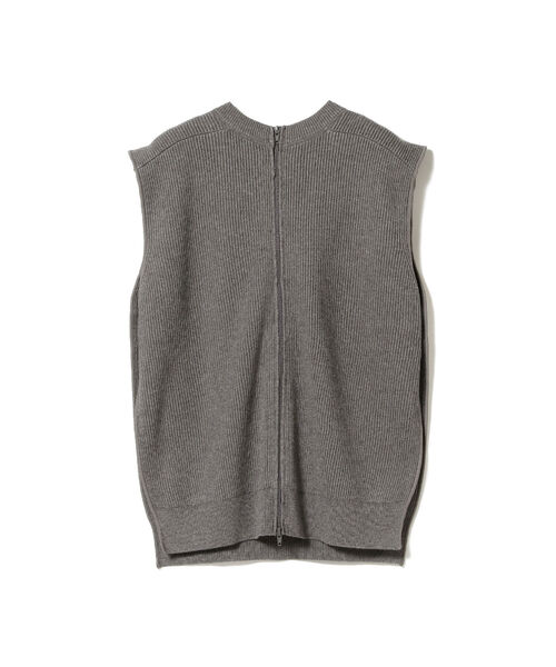 BEAMS BOY（ビームスボーイ）の「BEAMS BOY / カーディガン リブ ベスト（ベスト・レディース・グレー/オリーブ・ONE SIZE）」の20枚目の写真