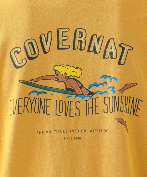 Covernat Surfing Girl 半袖tシャツ