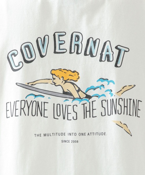 Covernat Surfing Girl 半袖tシャツ