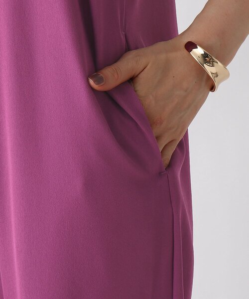 AG by aquagirl(エージーバイアクアガール)の「◆フリルロングサロペット(サロペット/オーバーオール・レディース・パープル系4/ブラック・36/38)」の5枚目の写真