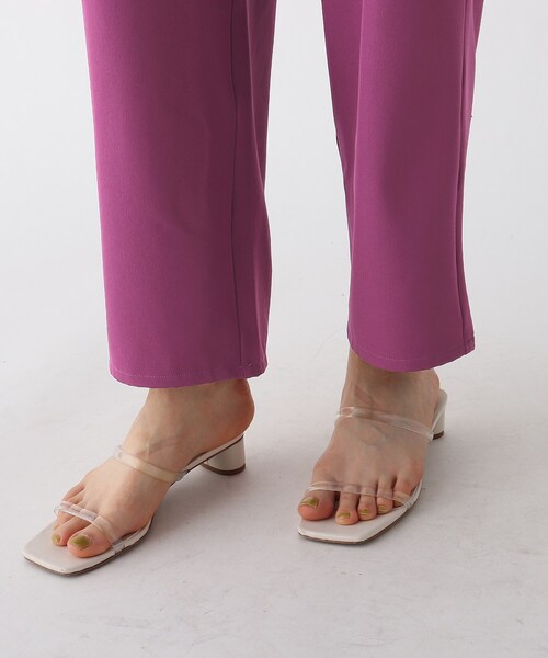 AG by aquagirl(エージーバイアクアガール)の「◆フリルロングサロペット(サロペット/オーバーオール・レディース・パープル系4/ブラック・36/38)」の6枚目の写真