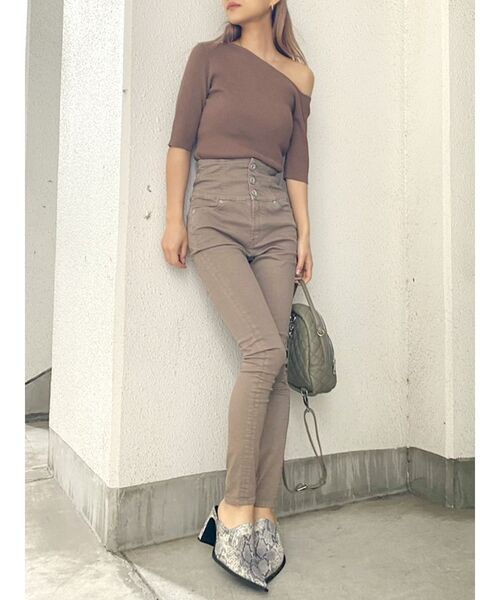 GYDA（ジェイダ）の「フェイクレザーキルティング4WAYリュック（バックパック/リュック・レディース・ブラック/オリーブ・FREE）」の7枚目の写真