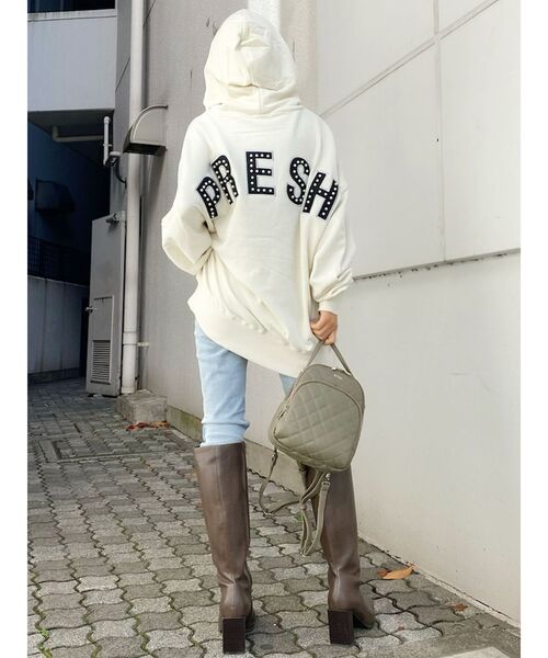 GYDA（ジェイダ）の「フェイクレザーキルティング4WAYリュック（バックパック/リュック・レディース・ブラック/オリーブ・FREE）」の3枚目の写真