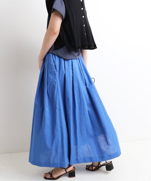 SLOBE IENA（スローブイエナ）の「タックフレアスカート