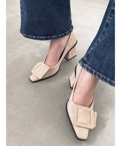 RESEXXY(リゼクシー)の「マニッシュイレギュラーローファー(パンプス・レディース・ブラック/ベージュ/キャメル・SMALL/MEDIUM/LARGE)」の5枚目の写真