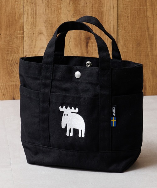 moz(モズ)の「【moz】CANVAS 帆布ミニトート ZZHC-04(トートバッグ・レディース・ブラック/グレー/ホワイト/ベージュ/レッド/ブルー/ホワイト系3/ブラック系2/ブラック系3/グリーン/ホワイト系1/ホワイト系2・FREE)」の6枚目の写真