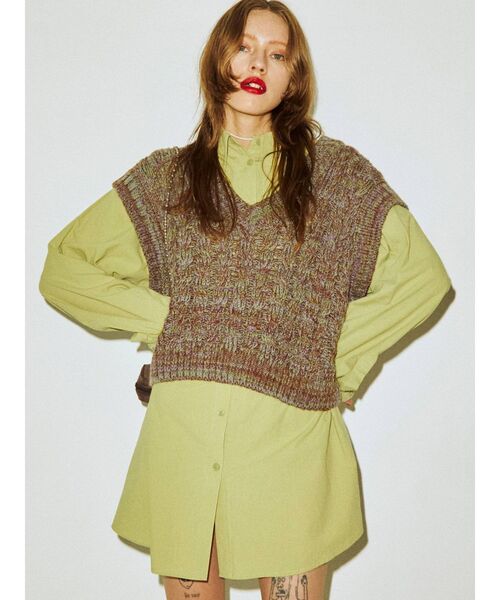 jouetie(ジュエティ)の「ベストレイヤードミニワンピース(シャツワンピース・レディース・グレー/ブラック/その他1/その他2・MEDIUM)」の13枚目の写真