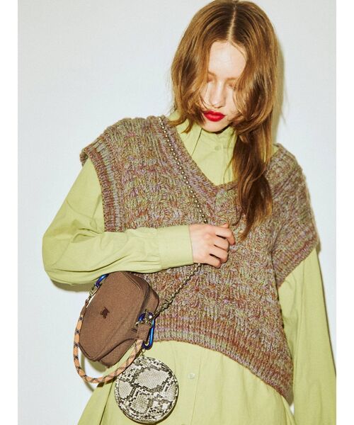 jouetie(ジュエティ)の「ベストレイヤードミニワンピース(シャツワンピース・レディース・グレー/ブラック/その他1/その他2・MEDIUM)」の16枚目の写真