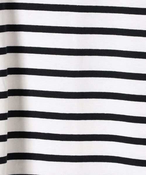 Le Minor(ルミノア)の「【SHIPS any別注】Le minor: ボーダー ロングスリーブ TEE(Tシャツ/カットソー・レディース・ホワイト/ブラック/レッド・ONE SIZE)」の10枚目の写真