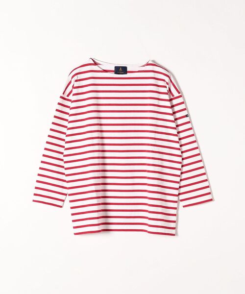 Le Minor(ルミノア)の「【SHIPS any別注】Le minor: ボーダー ロングスリーブ TEE(Tシャツ/カットソー・レディース・ホワイト/ブラック/レッド・ONE SIZE)」の11枚目の写真